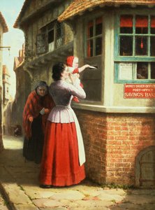 手紙の投稿、1879 作： Frederick Daniel Hardy