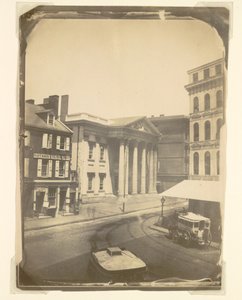 米国第一銀行、フィラデルフィア、1859年。 作： Frederick DeBourg Richards