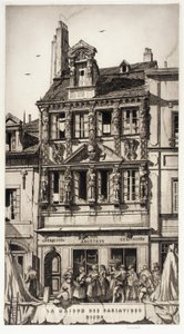 ラ・メゾン・デ・カリアティード、ディジョン 作： Frederick G. Hall