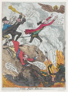 ピット陥落、1789 年 1 月。 作： Frederick George Byron