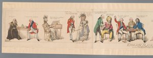 さまざまな状況の 20 人の公人 英国の奴隷制または時代の絵 (オブジェクトのタイトル) 作： Frederick George Byron