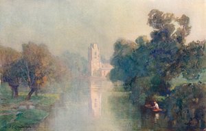 朝の霧、ヘミングフォードグレイ、1906年。 作： Frederick George Cotman