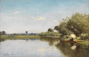 夏の日、1874 作： Frederick George Cotman