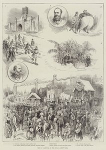 ロイヤルアルバートホールのアイスカーニバル 作： Frederick George Kitton