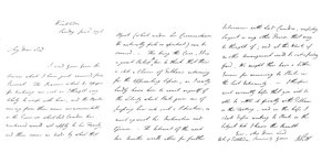 ウィリアムピットからポートランド公爵への手紙、1796年1865年。 作： Frederick George Netherclift