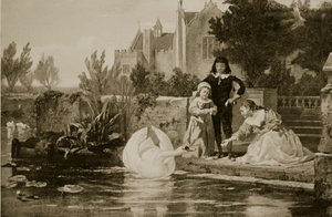 チャールズ1世の子供たち、「ハッチンソンのイギリス国民の物語」、1923年頃のイラスト