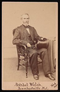 Ashbel Welch 1809-1882 の肖像、1882 年以前。 作： Frederick Gutekunst