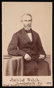Ashbel Welch 1809-1882 の肖像、1874 年 5 月。 作： Frederick Gutekunst