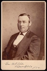 ジョージ・ウィリアム・チャイルズの肖像 1829-1894, 1872. 作： Frederick Gutekunst