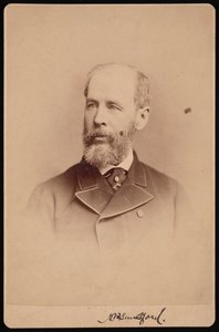 身元不明の男の肖像、1876 年 10 月。 作： Frederick Gutekunst