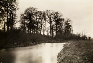 ケルムスコットマナー：マナーの近くのテムズ川 作： Frederick Henry Evans