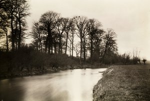 ケルムスコット・マノー：マナーの近くのテムズ川、1896年。 作： Frederick Henry Evans