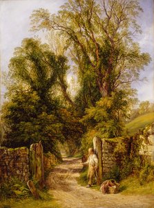 ワーフデール、ヨークシャー、1835～1886年を垣間見る。 作： Frederick Henry Henshaw