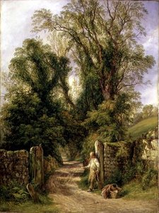 ワーフデールの様子、ヨークシャー、1835-1886 作： Frederick Henry Henshaw