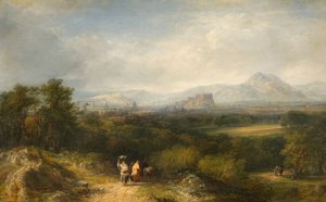 コーストフィンからのエディンバラ、1846年。 作： Frederick Henry Henshaw