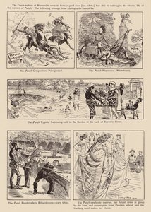 パンチ』（リトグラフ）のドローイング 作： Frederick Henry Townsend