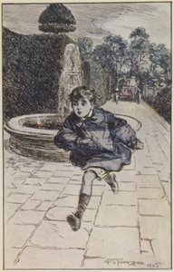 ラドヤード・キップリングの「They」のイラスト（カラーリトグラフ 作： Frederick Henry Townsend