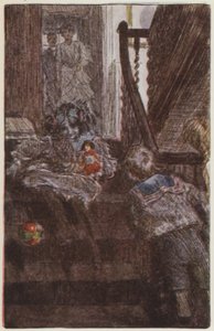 ラドヤード・キップリングの「They」のイラスト（カラーリトグラフ 作： Frederick Henry Townsend