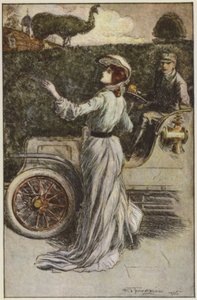 ラドヤード・キップリングの「They」のイラスト（カラーリトグラフ 作： Frederick Henry Townsend