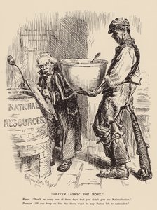 「オリバー "はさらに多くを求める（リトグラフ） 作： Frederick Henry Townsend