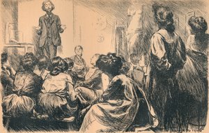 1905年にイブニングアートクラスが始まりました 作： Frederick Henry Townsend