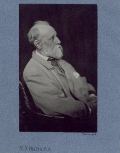 ジョージ・フレデリック・ワッツの肖像（1817-1904） 作： Frederick Hollyer