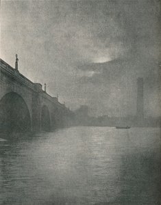 ウォータールー橋、1877 作： Frederick Hollyer