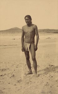 [ネイティブ・アメリカンの男] 作： Frederick I. Monsen
