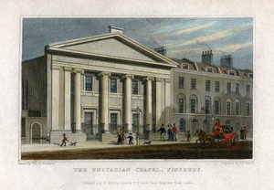 ユニテリアンチャペル、フィンズベリー、ロンドン、1828