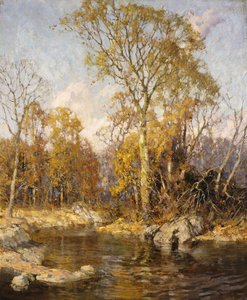秋の反射 作： Frederick John Mulhaupt