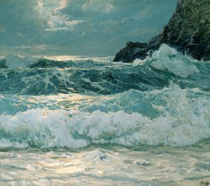ブレーカーズ・アット・フラッドタイド 作： Frederick Judd Waugh