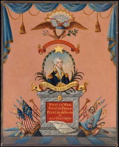 アメリカンスタージョージワシントン1803。 作： Frederick Kemmelmeyer