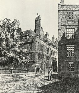 ロンドン市のクリフォードイン、1903年、1934年。 作： Frederick Landseer Maur Griggs