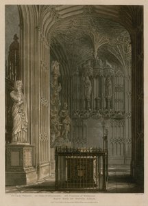 サウスアイルのイーストエンド、ウェストミンスター寺院、ロンドン 作： Frederick Mackenzie