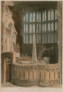ジョージヴィリアーズの記念碑、バッキンガム公、ウェストミンスター寺院、ロンドン 作： Frederick Mackenzie