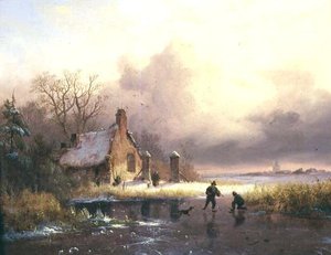 冬の風景 作： Frederick Marianus Kruseman