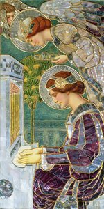 聖セシリア、1903年（浮彫、真珠母貝） 作： Frederick Marriott