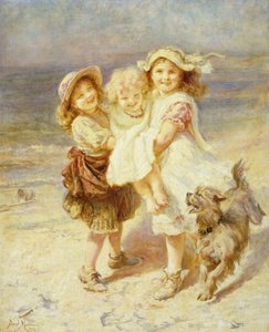 ビーチでの一日 作： Frederick Morgan
