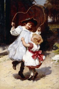 スキップ、1896年頃 作： Frederick Morgan