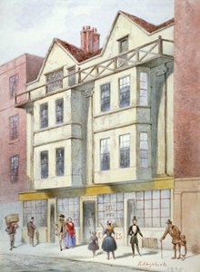 ブランチャード邸、フリート ストリート、シティ オブ ロンドン、1835 年 作： Frederick Napoleon Shepherd