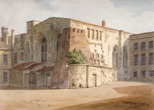 塗装された部屋の外観、ウェストミンスター宮殿、ロンドン、c1805 作： Frederick Nash