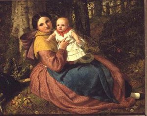 アーティストの息子と看護師 作： Frederick Richard Pickersgill
