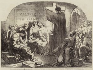 ローマの異教皇帝による迫害中のキリスト教教会 作： Frederick Richard Pickersgill