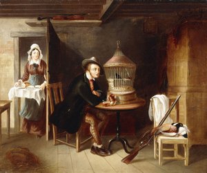 彼の好きなペット、1883 作： Frederick Rondel