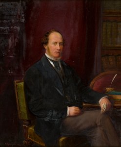 第3代ブラッドフォード伯爵の肖像、1872年頃（キャンバスに油彩） 作： Frederick Sargent