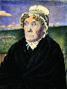 ウィリアム・ウィリアムズの2番目の妻の肖像 1828年頃 （水彩・象牙） （3671110と対になっている） 作： Frederick Tatham