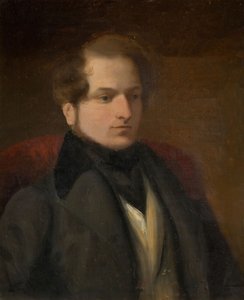 サミュエル・ロスティル・ラインズの肖像、19世紀初頭。 作： Frederick Thomas Lines