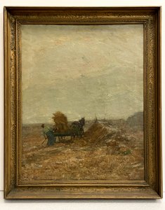 霜の朝（油彩・キャンバス） 作： Frederick W. Kost
