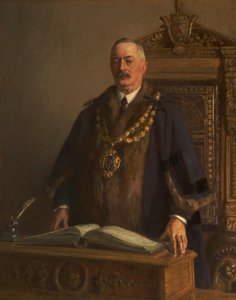 トーマス・ボルトンの肖像 1908-09年頃 油彩・キャンバス 作： フレデリック・ウィリアム・ジャクソン