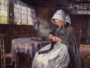 アンハザウェイズコテージ、インテリア 作： Frederick William Newton Whitehead